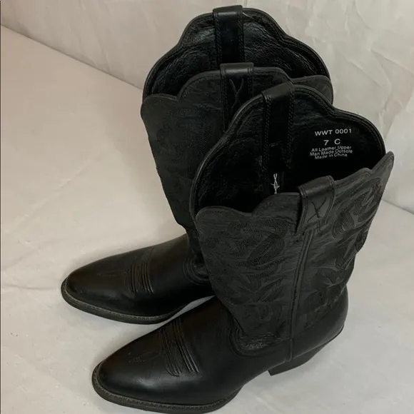 Twisted X 11 Inc.Black Western Cowboy Boots Sz7