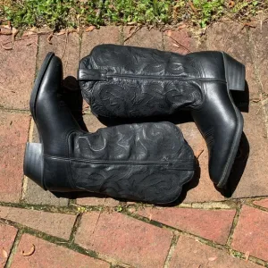 Twisted X 11 Inc.Black Western Cowboy Boots Sz7