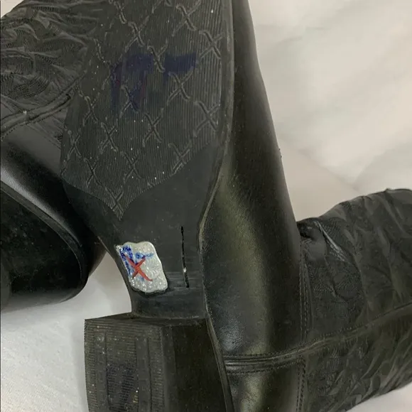 Twisted X 11 Inc.Black Western Cowboy Boots Sz7