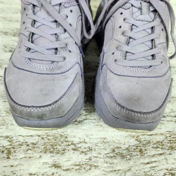 UGG &quot;CA805 June Gloom&quot; Purple Platform Sneakers Lace Up Shoes | Women's Size 8