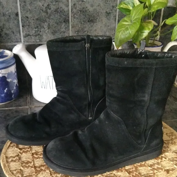 UGG Black Suede Boots