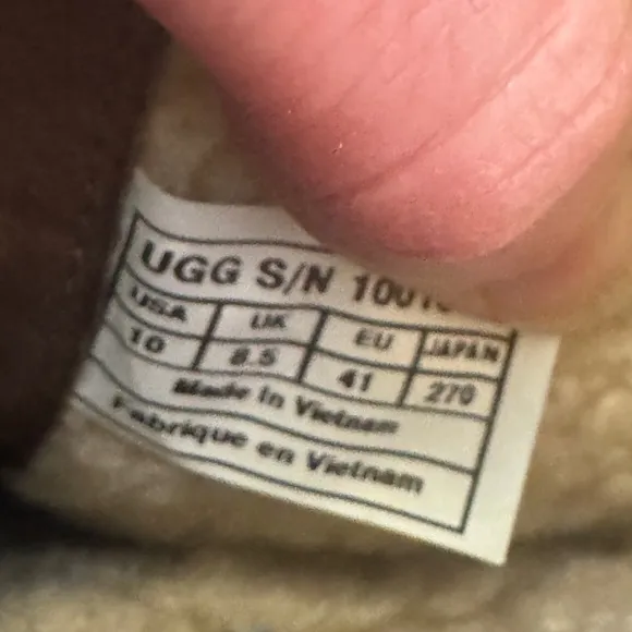 UGG Brown Boots with Suede Finish