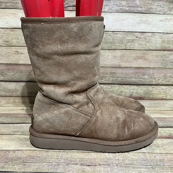 Ugg Brown Suede Celvin Winter Boots