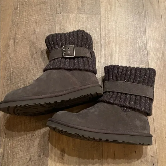 Ugg | Cambridge Knit Leather Boots