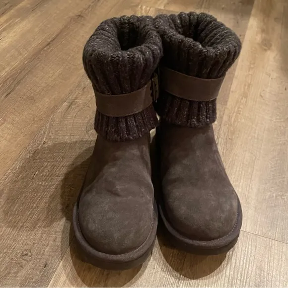 Ugg | Cambridge Knit Leather Boots