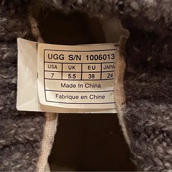 Ugg | Cambridge Knit Leather Boots
