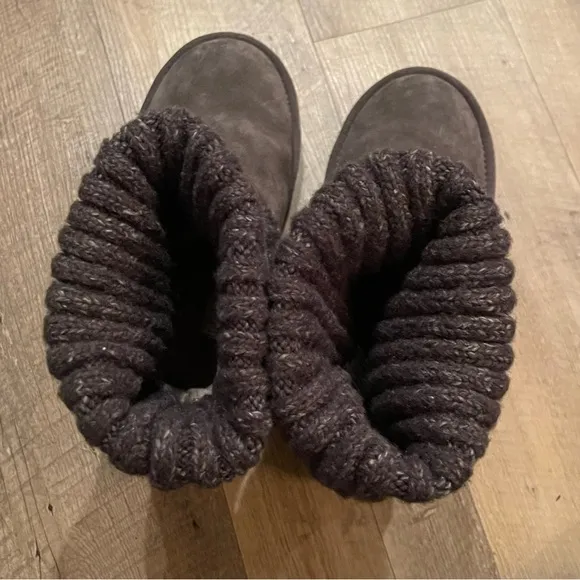 Ugg | Cambridge Knit Leather Boots