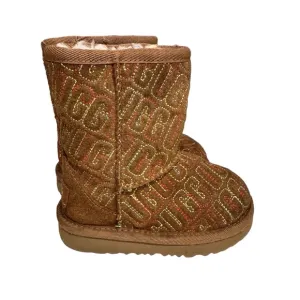 Ugg Classic II Graphic Stitch Boots Toddler‎ Size 7 Like new