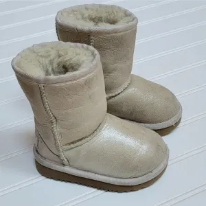 UGG Classic II Metallic Gold Sheepskin Boots