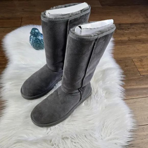 UGG Classic Tall Gray Boots Size 8