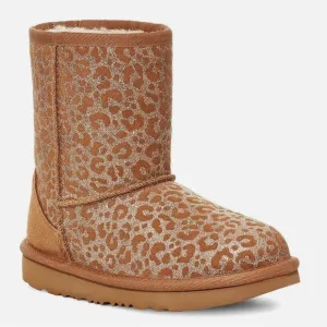 UGG Girls' Classic II GlitterLeopard Boots