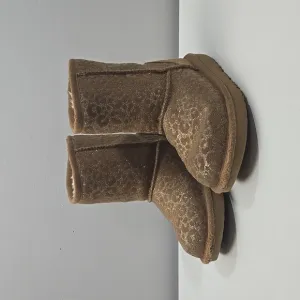 UGG Kids Classic Glitter Leopard Boots