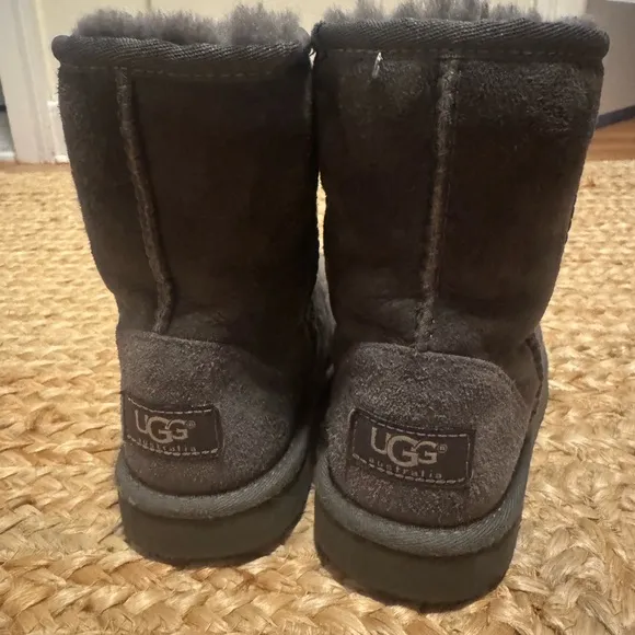 UGG Kids Classic Gray Boots 12 Good Used Condition