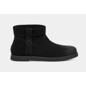 Ugg Women's Josephine Cuff Black Boots Size 8 NWOT Suede Upper Side Zipper