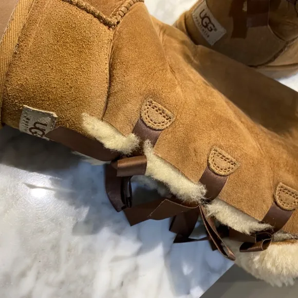 UGGs with ribbons