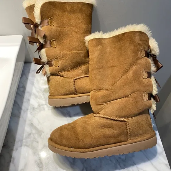 UGGs with ribbons