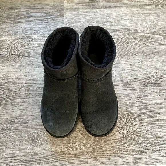 UGG Women's Black Classic Mini II Boots Size 6