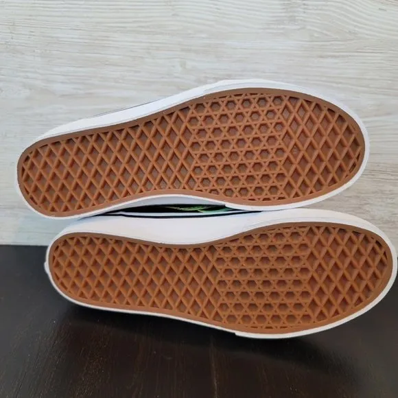 Vans Big Kids Glow Flame Old Skool Skate Shoes
