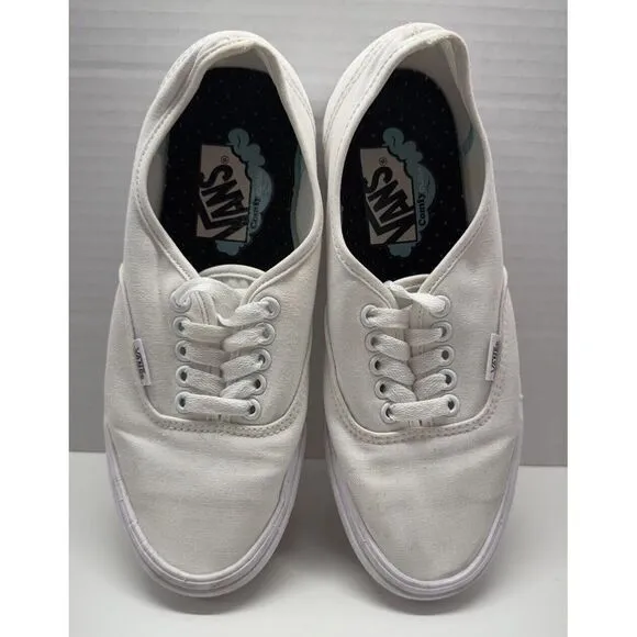 Vans ComfyCush Classic Authentic Skate Sneakers True White US Sz Men 6.5 Women 8