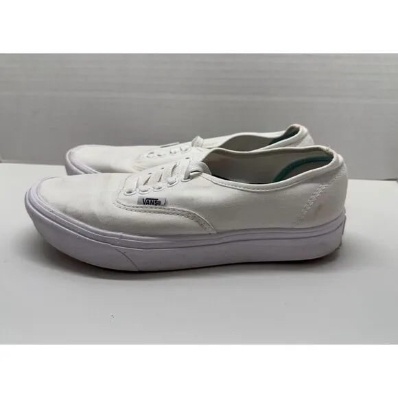Vans ComfyCush Classic Authentic Skate Sneakers True White US Sz Men 6.5 Women 8