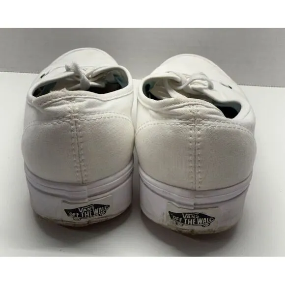 Vans ComfyCush Classic Authentic Skate Sneakers True White US Sz Men 6.5 Women 8