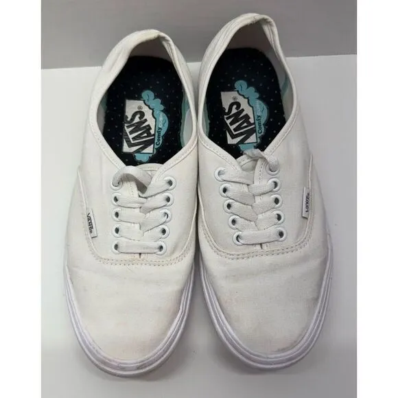 Vans ComfyCush Classic Authentic Skate Sneakers True White US Sz Men 6.5 Women 8