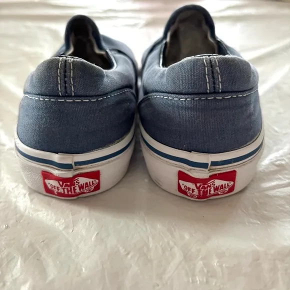 Vans Kids Classic Slip-On Shoes - Navy/White SZ 1 NWOT