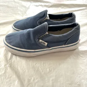 Vans Kids Classic Slip-On Shoes - Navy/White SZ 1 NWOT