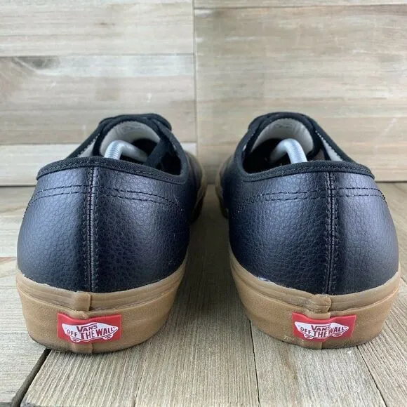 Vans Men's Atwood Black Canvas w/ Brown Gum Sole Skate Shoes size US 15‎ W