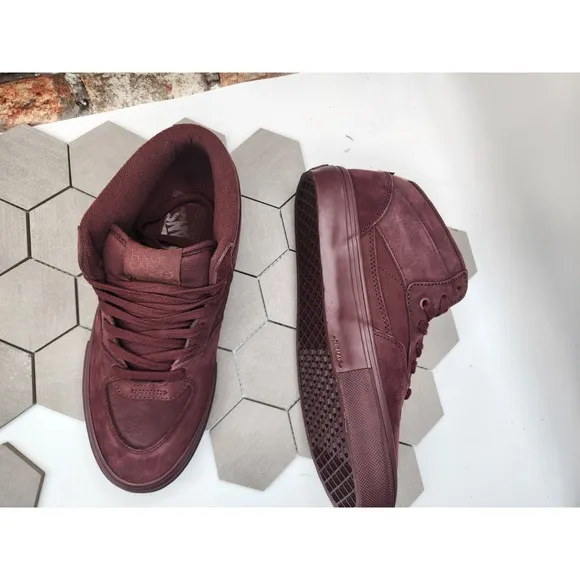 Vans Men's Skate Half Cab Mono Chocolate Brown Suede shoes Sz 11.5 Rare Halfcab