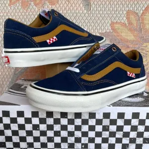 Vans Men’s Skate Old Skool (Reynolds) Navy/Golden BrownVN0A5FCB9CVSneakers G