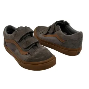Vans Old Skool Gray Brown Skate Shoes Size 3 Youth