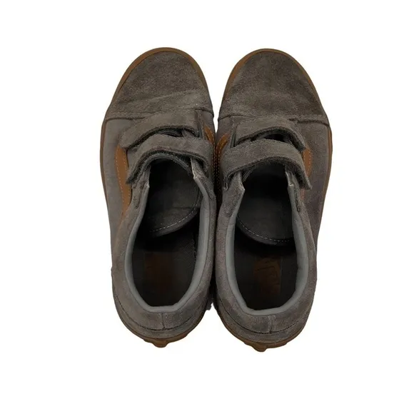 Vans Old Skool Gray Brown Skate Shoes Size 3 Youth