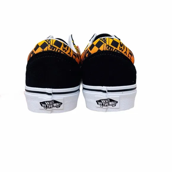 Vans Old Skool Logo Flame Orange Black