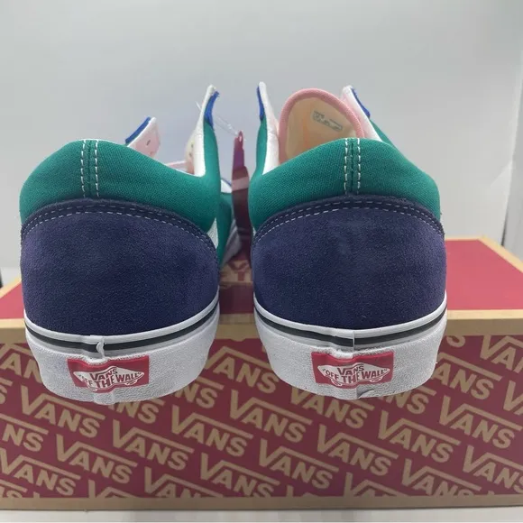 Vans Old Skool Retro Multicolor Size 6.5 New Mens Shoes.