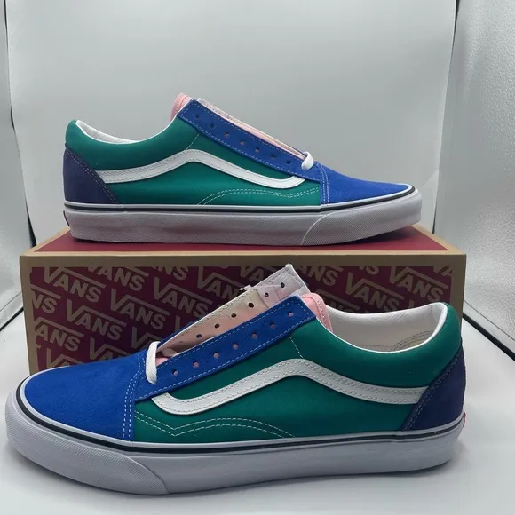 Vans Old Skool Retro Multicolor Size 6.5 New Mens Shoes.