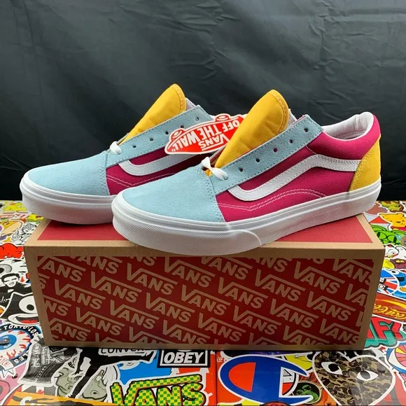 Vans Old Skool Retro Rainbow Womens Various Sizes