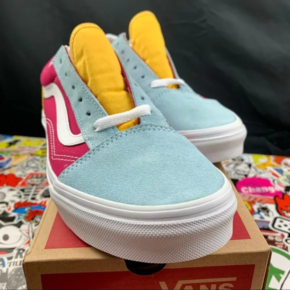 Vans Old Skool Retro Rainbow Womens Various Sizes