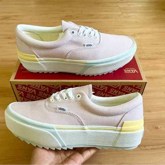 Vans Old Skool Stacked  Canvas Sneakers Women 11.0  US Mens 9.5 US