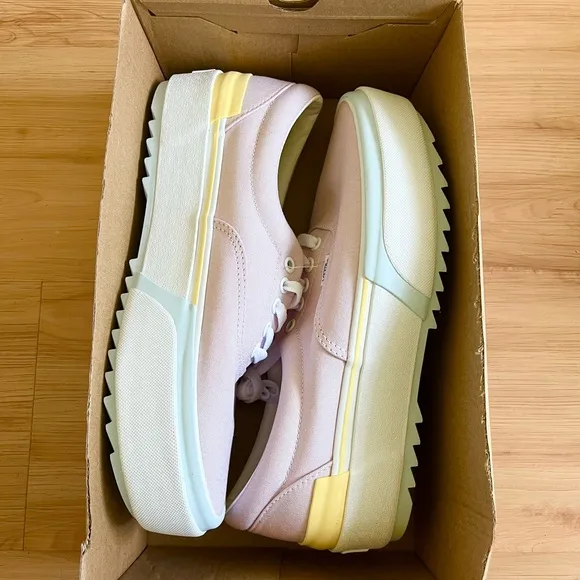 Vans Old Skool Stacked  Canvas Sneakers Women 11.0  US Mens 9.5 US