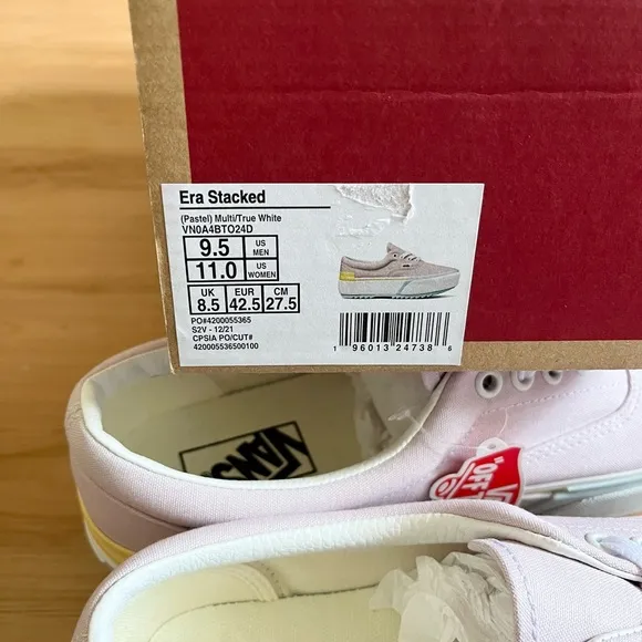 Vans Old Skool Stacked  Canvas Sneakers Women 11.0  US Mens 9.5 US