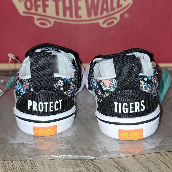 VANS ProjectCAT Protect Tigers Discovery Rare ComfyCush Slip On V Shoes Size 5