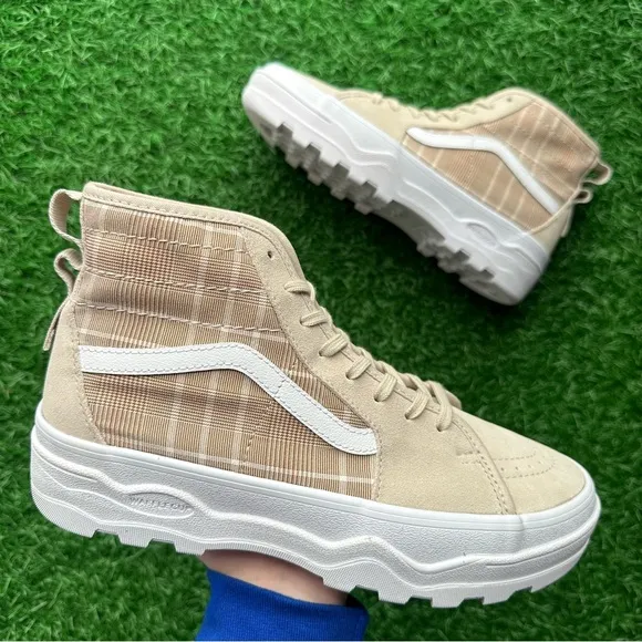 Vans Sentry Sk8 Hi Plaid French Oak