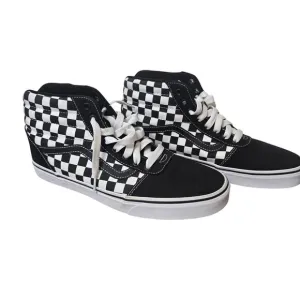 Vans Sk8-Hi Checkerboard Black Men's 10 Shoes Hi Tops