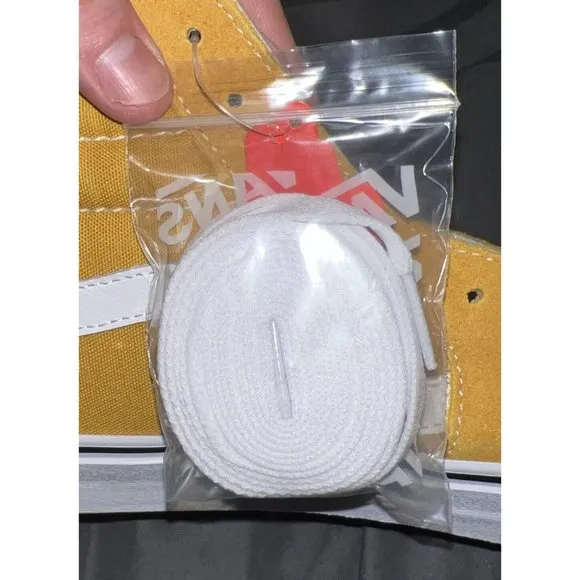 VANS Sk8-Hi Golden Yellow Mens Suede Athletic Skate Shoes Sneakers Size 8.5