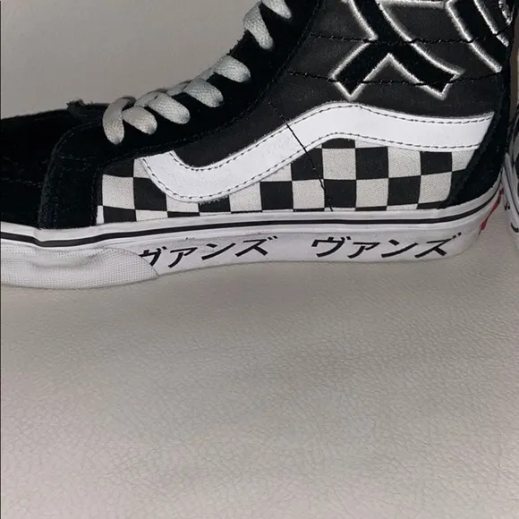 VANS Sk8-Hi Reissue Checkerboard high tops