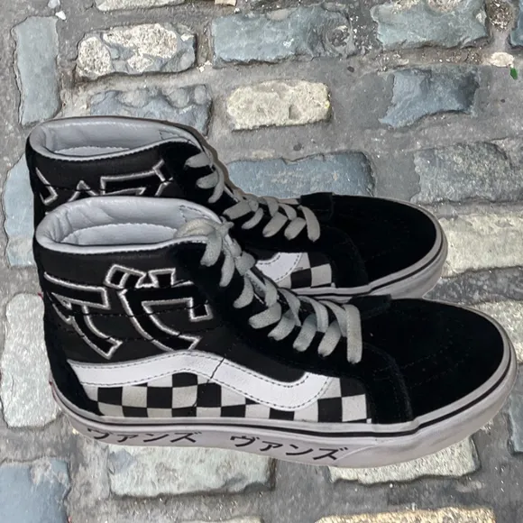VANS Sk8-Hi Reissue Checkerboard high tops