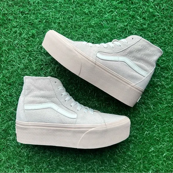 Vans Sk8 Hi Tapered Stackform Suede Shell Platform