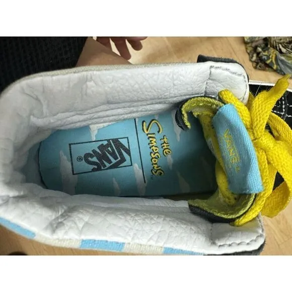 VANS Sk8-Hi x The Simpsons Simpsons Family Size Men 5 Women 6.5
