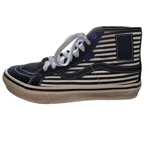 Vans Skate Sk8-Hi Decon Breana Geering Black White PopCush Shoes Men's Size 8